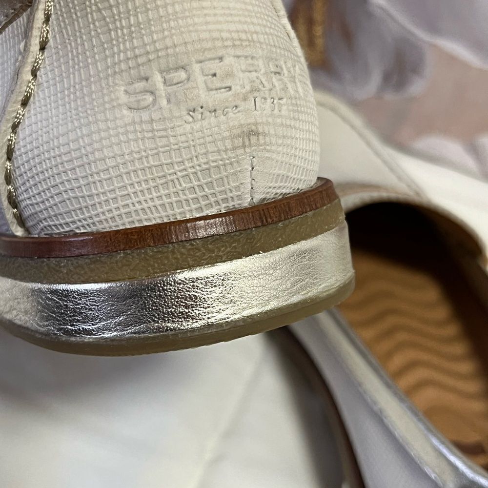Sperry Women’s Off-White Penny Loafers - Picture 9 of 12